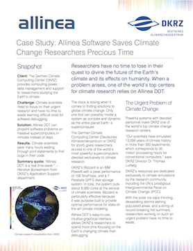 cover of case study for Allinea