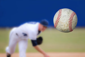 photo of pitcher throwing ball 