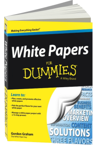 Cover of book White Papers For Dummies