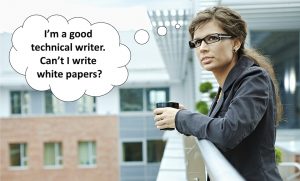 technical writer keen to write white papers