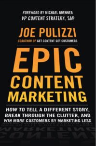 book cover Epic Content Marketing