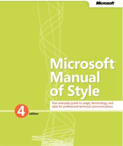 book cover Microsoft Manual of Style