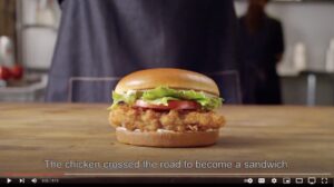 AI ad for Burger King