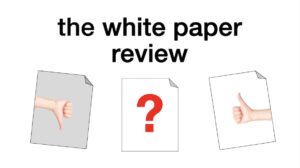 The White Paper Review YouTube show title