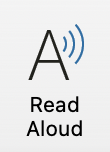 Read Aloud icon in Word