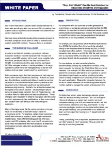 1-page white paper from ACOM