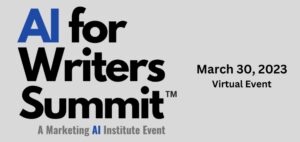 AI for Writers Summit 2023 logo