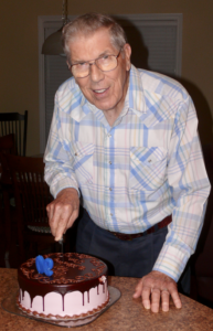 James Graham on his 90th birthday