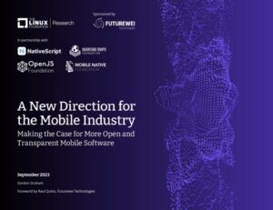 cover of LF white paper on the mobile sector