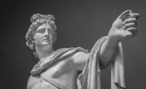 statue of Apollo in the Vatican
