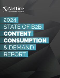 Netline 2024 report on B2B content cover